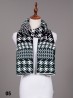 Houndstooth Pattern Scarf